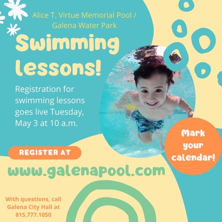 swimming lessons at Galena Pool