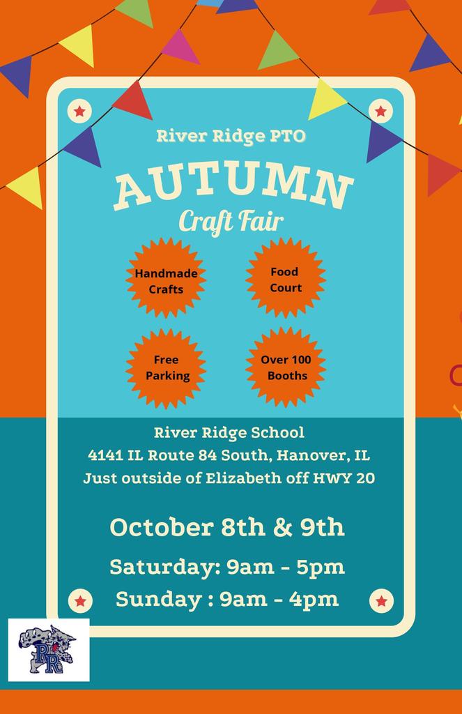 River Ridge PTO Autumn Craft Fair Oct 8 & 9