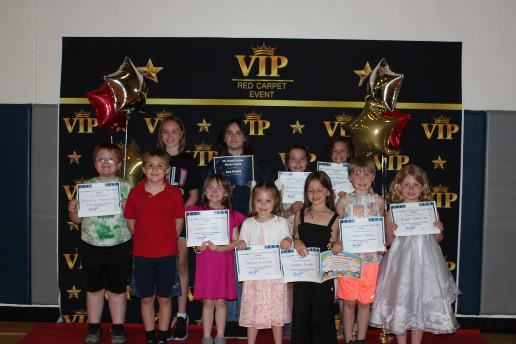 Hitting the High Note and Recorder & Ukulele Award Recipients