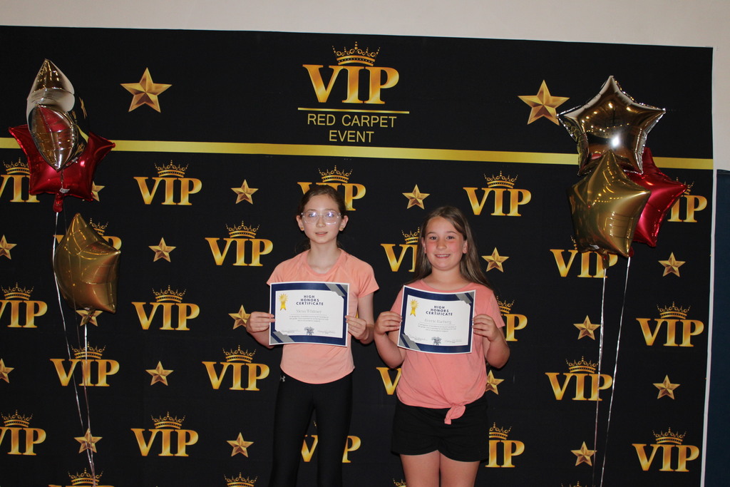 5th Grade High Honor Recipients