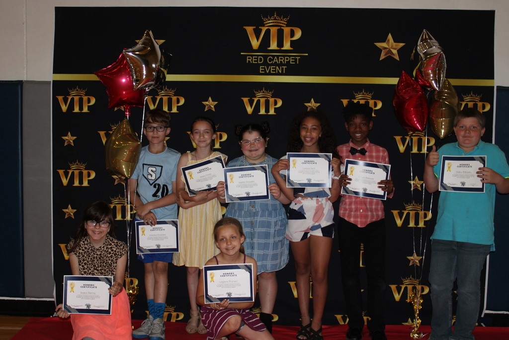 5th Grade Honors Recipients